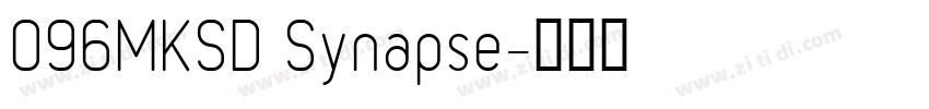 096MKSD Synapse字体转换